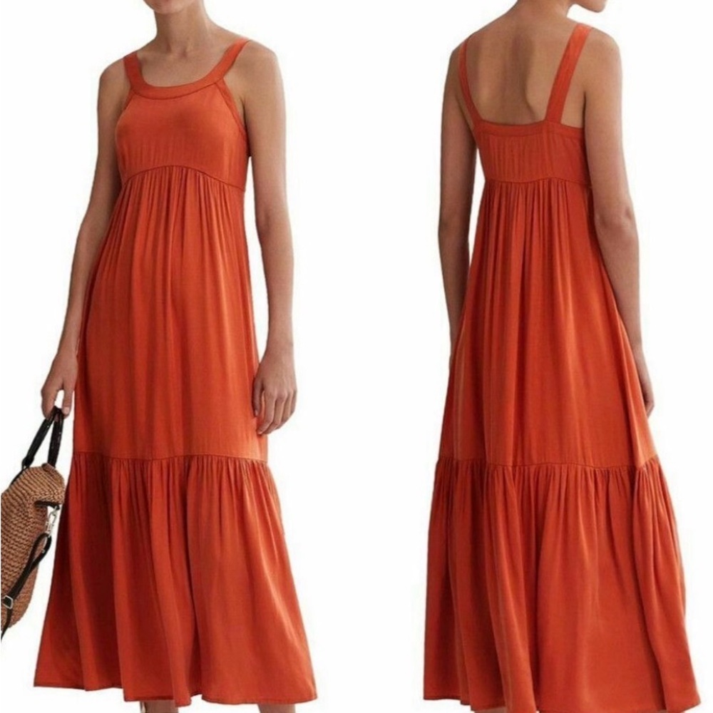 Country Road Rust Orange Maxi Dress Size 10